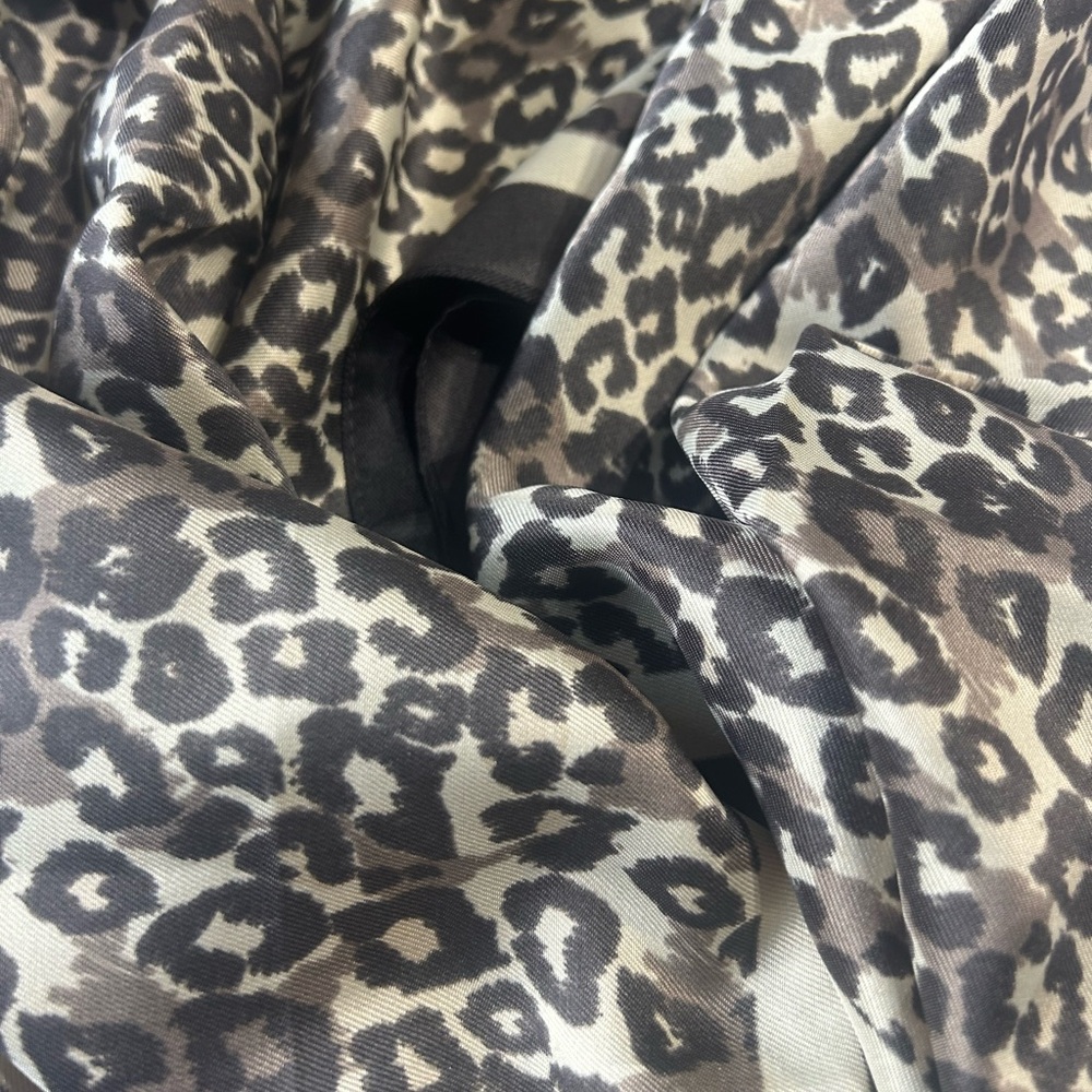 George Animal Print Scarf